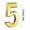 gold, variant on House Numbers 0-9, 3 Inch Door Address Numbers Self Adhesive Mailbox Numbers Sticker or House, Apartment, Office, Hotel Room, Mailbox Signs gold
