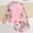 Pink, variant on Girls Rash Guard Swimwear, Half Zip Top and Boyshorts 2-Piece Quick-Dry Beach Active Swimsuit Set Pink Size 7