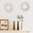 thumbnail image 2 of NineClouds Round Macrame Wall Hanging， Hand-Woven Bohemian Wall Hanging, 32*32 - Style 2, 2 of 4