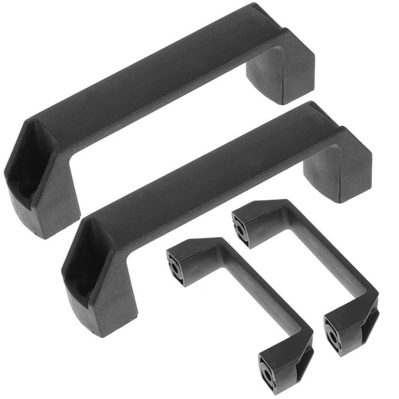 10 Pcs Plastic Cabinet Door Handle Kitchen Handles Dresser Closet Pulls Cupboard Chassis Square Pole Nylon