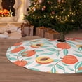 thumbnail image 6 of Sikiie Peach 30-48 inches {designName} Print Christmas Tree Skirt Snowman Xmas Tree Skirt with Edge Christmas Decorations for Holiday Party48", 6 of 7