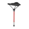 thumbnail image 2 of Tabouret Pliant Trépied Camping Pêche Léger Chaise Souple Réglable Rouge, 2 of 10