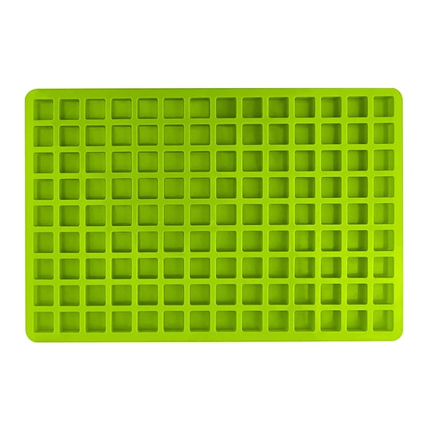 Pisexur Batería de cocina Moldes de silicona de 126 cavidades para caramelos duros y cubitos de hielo de chocolate. para la cocina del hogar