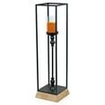 thumbnail image 2 of Alpine Corporation Metal and Glass Decorative Lantern with LED Candle- Large, 2 of 5