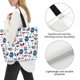 thumbnail image 3 of Balery Fourth Of July Party Bolsa Tote Estilo Estético con Cremalleras, Bolsa de Hombro, Bolsa de Compras Grande y Plegable, 3 of 8