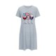 thumbnail image 4 of Camisón corto de talla grande para mujer, camisón de manga corta con estampado de pecho a la moda, camisón para mujer, 4 of 5