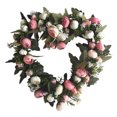 thumbnail image 1 of Guirnalda de flores artificiales en forma de corazón de Worallymy guirnalda de rosas de simulación decoración Floral falsa para el hogar y la boda Worallymy JD735806113, 1 of 7