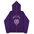 thumbnail image 5 of 2023 Sudaderas con corazones rojos oscuros europeos y americanos para hombres y mujeres sudaderas con capucha parejas góticas Harajuku sudaderas con cremallera larga de gran tamaño, 5 of 5
