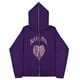 thumbnail image 5 of 2023 Sudaderas con corazones rojos oscuros europeos y americanos para hombres y mujeres sudaderas con capucha parejas góticas Harajuku sudaderas con cremallera larga de gran tamaño, 5 of 5