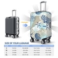 thumbnail image 6 of Bixox Washable Algae Corals and Seashells Printed Luggage Cover, Fashion Suitcase Protector Fits for Small luggage, 6 of 8
