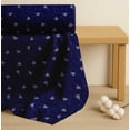 thumbnail image 4 of Soimoi Blue Cotton Poplin Fabric Heart & Love Text Print Fabric by Yard 42 Inch Wide, 4 of 7