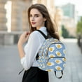 thumbnail image 6 of FORMRS Mini Backpack Purse for Women Travel Daypack Casual Shoulder Bag, Playful Fried Eggs, 6 of 7