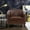 Brown, variant on Comfortable Upholstered Armchair, Recliner Chair, Armchair with Wide Armrest,PU Leather Club Chair for Living Room, Club or Office, Single Chair ,Brown.