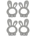 thumbnail image 1 of 2 pares de pendientes con forma de oreja de conejo para mujer, 1 of 2