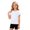 White, variant on Gyexs 2T Girls Summer Clothes 2 Piece Matching Short Sets School Short Sleeve Shirt and Shorts Outfit White 2-3 Years