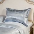 thumbnail image 5 of Queen Size Satin Pillow Covers Set 29.13In Breathable Soft Smooth Fabric Wrinkle Fade Resistant Hair Skin Friendly Color Fast Pillowcases for Bedroom Guest Room Hotel Home Bedding Daily Decor Use, 5 of 6