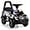 Black, variant on OLAKIDS Ride On Push Police Car, Toddler Foot-to-Floor Sliding Toy with Siren, Steering Wheel, Megaphone, Horn, Headlights, Under Seat Storage, Kids Racer Walking Gift for Boys Girls 3+ (Pink)