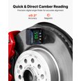 thumbnail image 3 of VEVOR Wheel Alignment Tool, 2 PCS Carbon Steel Heavy Duty Toe & Camber Alignment Plates with Digital Angle Finder, 2 Measuring Tapes, Accurate Automotive Wheel Tools for Home Use, Fits Car Truck SUV, 3 of 9