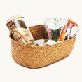 thumbnail image 4 of Cheers Handmade DIY Straw Flower Pot Basket Fruit Sundries Organizer Rattan Plant Box, 4 of 7