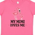 thumbnail image 4 of Inktastic My Mimi Loves Me Flamingo Girls Toddler T-Shirt, 4 of 5