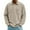 Khaki_PL04^701, variant on Fabrcox M-3xl Mens Corduroy Big and Tall Polo Shirts Retro Textured Long Sleeve Button Up T Shirts with Pocket Casual Fall Spring Pullover Tee Tops Red 3XL
