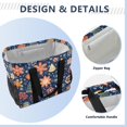 thumbnail image 4 of FORMRS Tote Bag for Women Large Capacity Canvas Travel Foldable Carry On Shopping Handbag, Christmas Splendor, 4 of 8