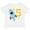 AA-White, variant on Inktastic Rocket Space Ship Happy Fifth Birthday Boys or Girls Toddler T-Shirt