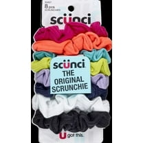 SMALL RIBBED SCRUNCHIES 8PK