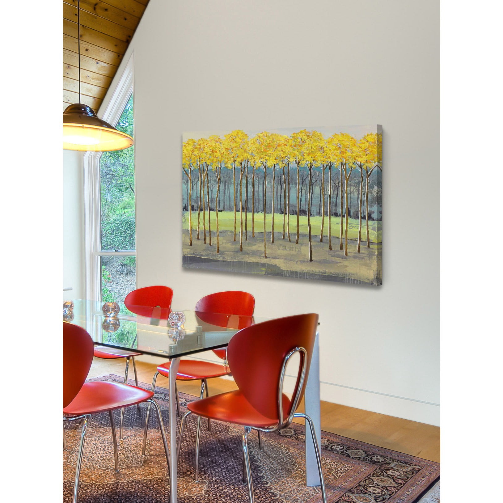 Marmont Hill "Fresh Foliage I" Painting Print on Wrapped Canvas
