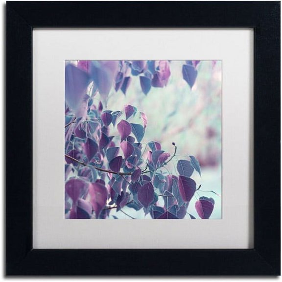 Trademark Fine Art "Summer Thoughts" Canvas Art by Beata Czyzowska Young White Matte, Black Frame