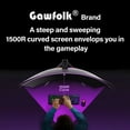 thumbnail image 4 of Gawfolk 34-Inch Curved Ultrawide Gaming Monitor 165Hz 1500R WQHD 3440x1440 FreeSync Adjustable Stand, 4 of 9