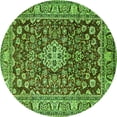 thumbnail image 1 of Ahgly Company Indoor Round Persian Green Traditional Area Rugs, 7' Round, 1 of 1