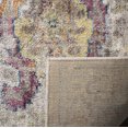thumbnail image 4 of SAFAVIEH Bristol Regena Southwestern Polyester Area Rug, Light Grey/Blue, 6' x 9', 4 of 6