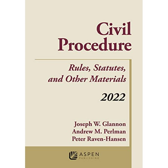 Pre-Owned Civil Procedure: Rules, Statutes, and Other Materials, 2022 Supplement (Paperback) 1543856225 9781543856224