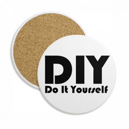 

Quote Do It Yourself Coaster Cup Mug Tabletop Protection Absorbent Stone