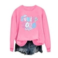 thumbnail image 4 of Ounisa Sweatshirt for Women Sweatshirt Football Season Pullover Long Sleeve Crewneck Priting Casual Tops, 4 of 5