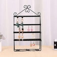 thumbnail image 3 of 4 Layer Holes Double-side Earring Holder Stand Jewelry Display Stand Rack Shelf, 3 of 8