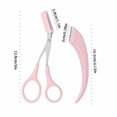 thumbnail image 2 of Curved Eyebrow Trimmer Eyebrow Scissors With Comb Eyebrow Hair Scissors K Zaq, 2 of 7