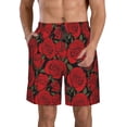 thumbnail image 1 of Fotbe Rose Flowers Trajes de Baño Estampados para Hombre, Shorts de Verano de Secado Rápido, Ropa de Playa, Bañadores-Large, 1 of 6