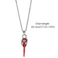 thumbnail image 3 of FENOHREFE Adjustable Length Neckchain Metal Pendant Necklace Unisex Streetwear Accessory Hip Hop Choker Jewelry for Men and Women, 3 of 8