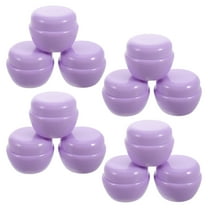 MOKKHNB Sift-Proof Bottles Purple Plastic 12Pcs 4.6X3.4X3.4In Sealed Lotion Container
