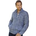 thumbnail image 2 of Atlas For Men - Chaqueta Jaspeado de Punto para Hombre (Azul), 2 of 2