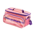 thumbnail image 4 of Case de transporte portátil, bolsa de audio de reproductor Viaje de viaje al aire libre con correa para el hombro y mango para auriculares, 4 of 9