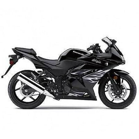 Kawasaki Ninja 250 250r Purple Tribal Flame Graphics Decals Stickers