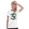thumbnail image 3 of Save Planet Love Earth Climate Change Womens Fitted Plus Size Graphic Tee Brisco Brands 2X, 3 of 5