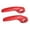 Red, variant on Bike Handlebar Ends, 1 Pair PP Mountain Bike Handlebar Bar Ends Hand Grip 22.2mm Black
