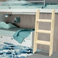 thumbnail image 6 of Miumaeov 3 Steps Ladder Wooden Bunk Bed Ladder Universal Space-Saving Motorhom Motorhome Step Ladder Climb Ladder, 6 of 19