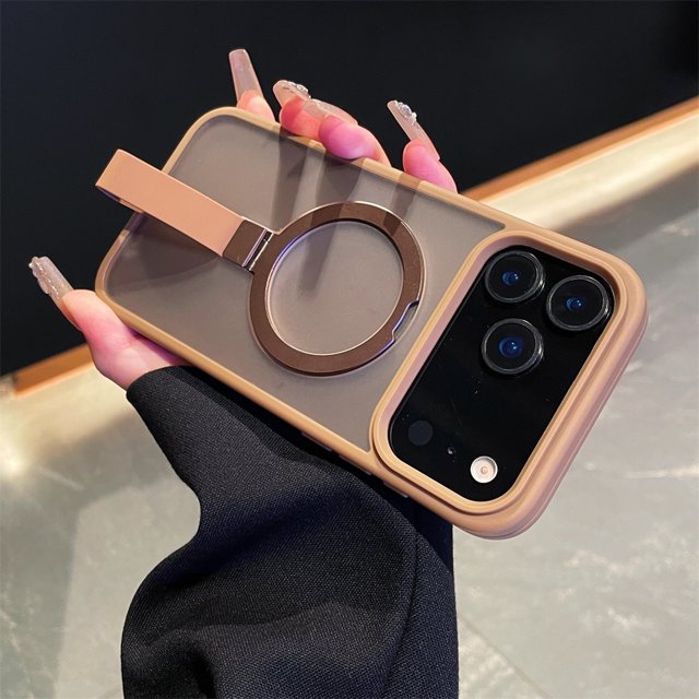 Translucent For Magsafe Magnetic Wireless Charging Case For iPhone 17 16 15 14 Plus 13 12 11 Pro Max Matte Lanyard Hard Cover