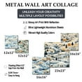 thumbnail image 4 of Designart "Winter'S Tale In Scandinavian Scenery" Floral Wall Art Set Of 5 - Blue Cottage Living Room Metal Art Set, 4 of 6
