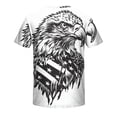 thumbnail image 4 of Vetsdori July 4th Tshirts for men Summer Eagle Pullover Short Sleeve Casual Graphic,Independence Day Mens Tops Patriotic, 4 of 5